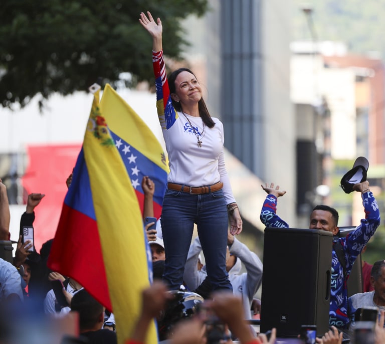 María Corina Machado, tras ser detenida y liberada por Maduro: "Estoy en un lugar seguro y con más determinación que nunca"