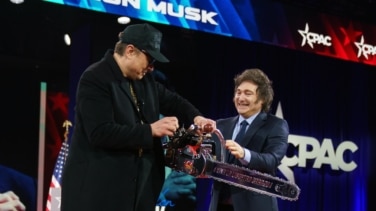 Milei y Musk, unidos por la motosierra
