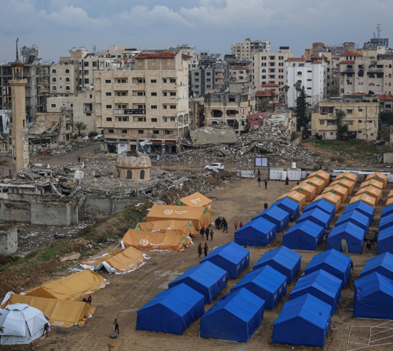 Trump asegura que su plan para Gaza no contempla el derecho de retorno de los palestinos