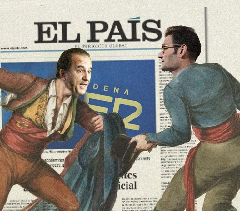 Cruz de navajas en Gran Vía, 32