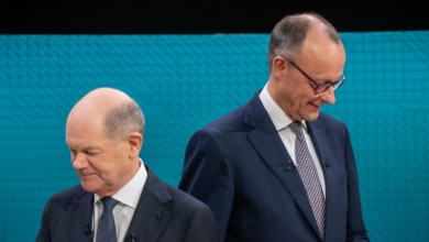 Scholz se presenta como el escudo contra AfD y Merz como el garante de una remontada económica