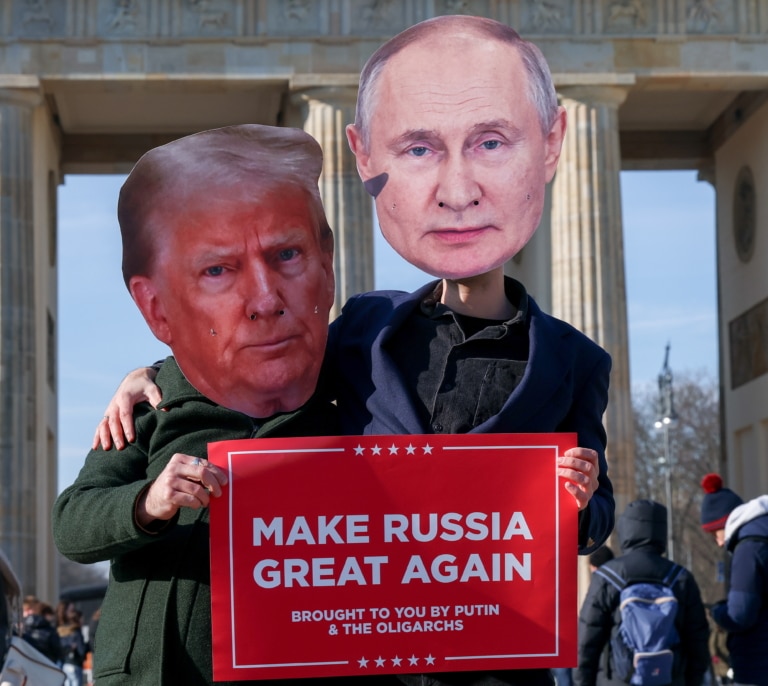 Europa busca cómo actuar ante la alianza entre Putin y Trump