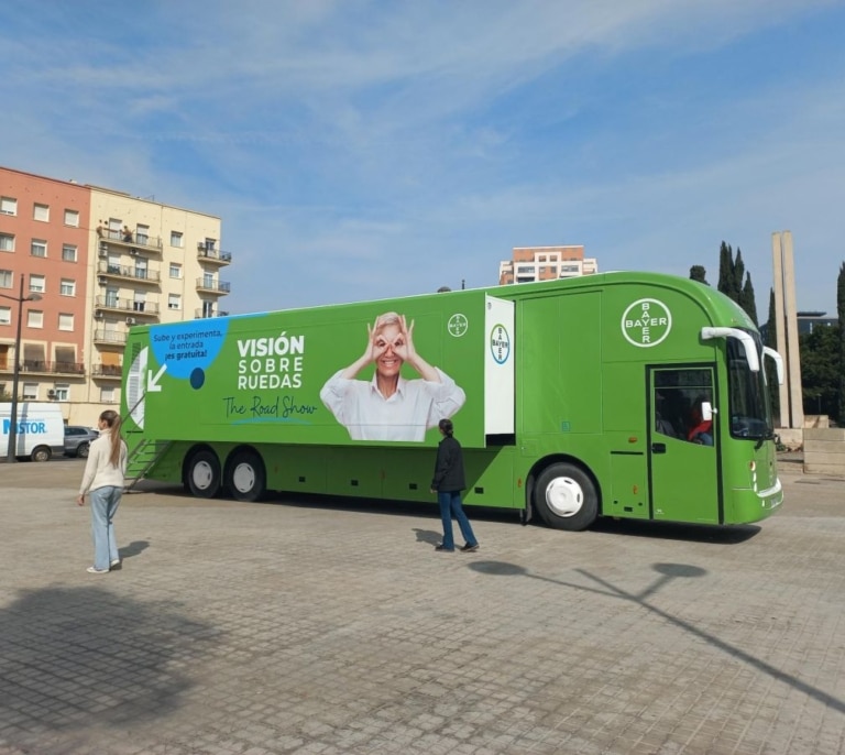 Llega a la Comunidad Valenciana la campaña de sensibilización sobre salud oftalmológica 'Visión sobre ruedas'