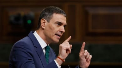 Sánchez elude la colisión con Sumar pero se reafirma en el 2% de gasto militar: "España no puede quedarse fuera del consenso europeo"