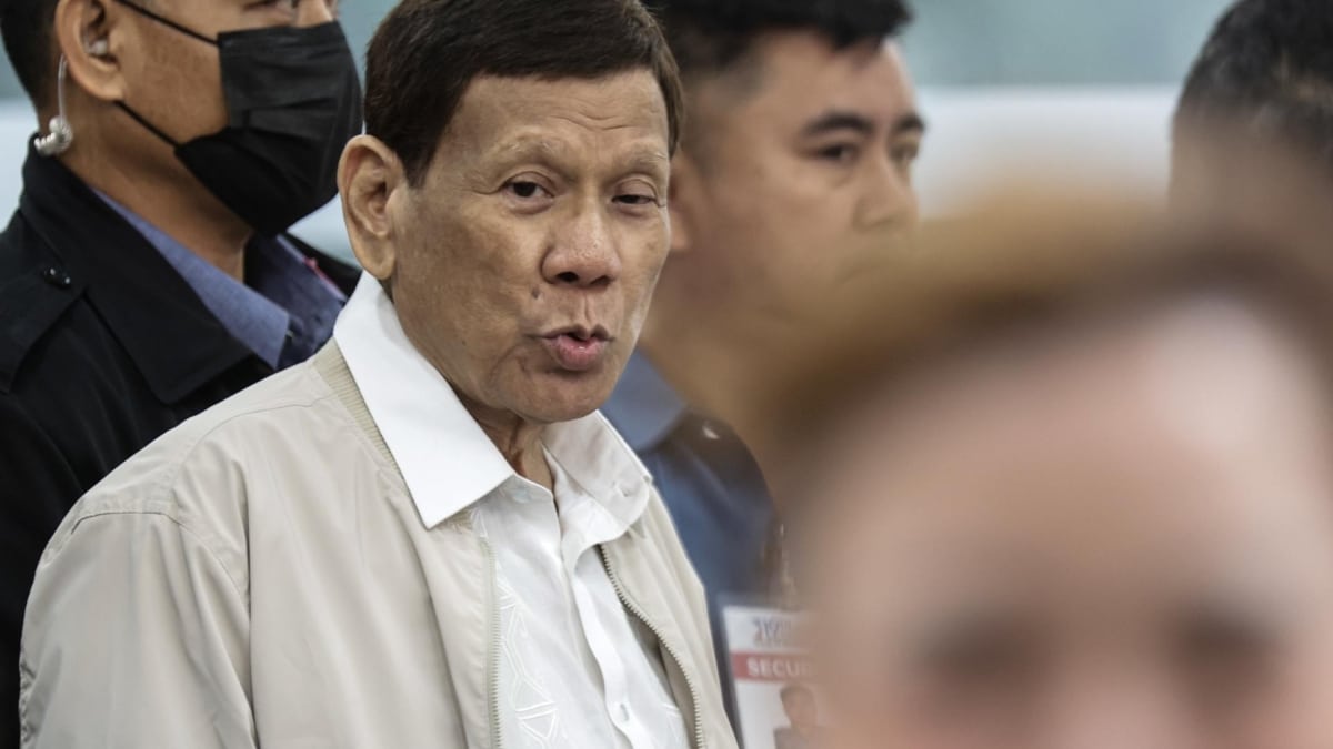 Rodrigo Duterte, ex presidente de Filipinas.