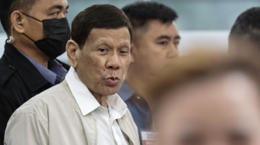 El expresidente de Filipinas Rodrigo Duterte, detenido por crímenes contra la humanidad