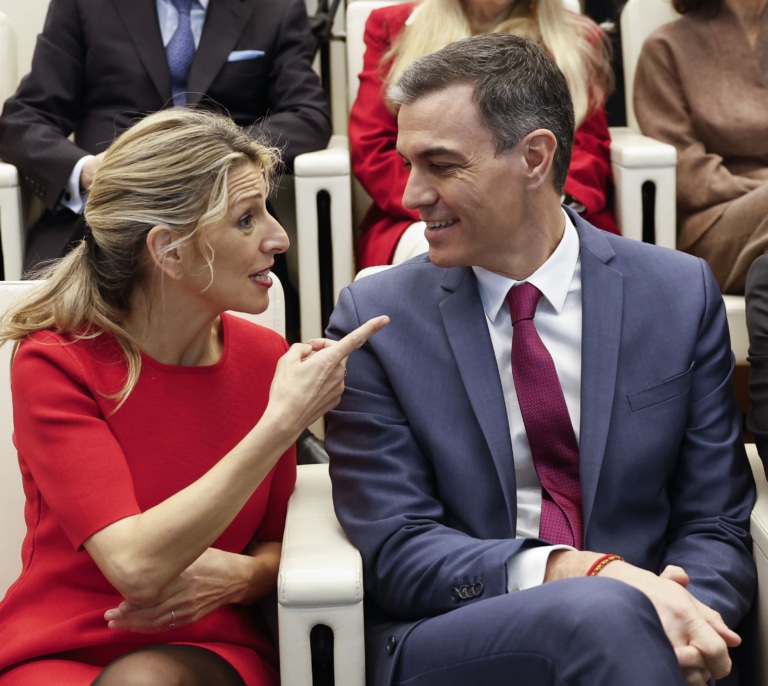 Díaz marca diferencias con Sánchez sobre el aumento del gasto militar pero no abrirá guerra en el Gobierno