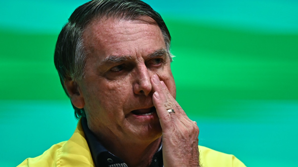 Fotografía de archivo del 21 de febrero de 2025 del expresidente de Brasil, Jair Bolsonaro