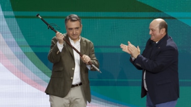 Aitor Esteban, presidente del PNV: "No hay dos 'almas', pese a que muchos desearían vernos mordiendo el polvo'"
