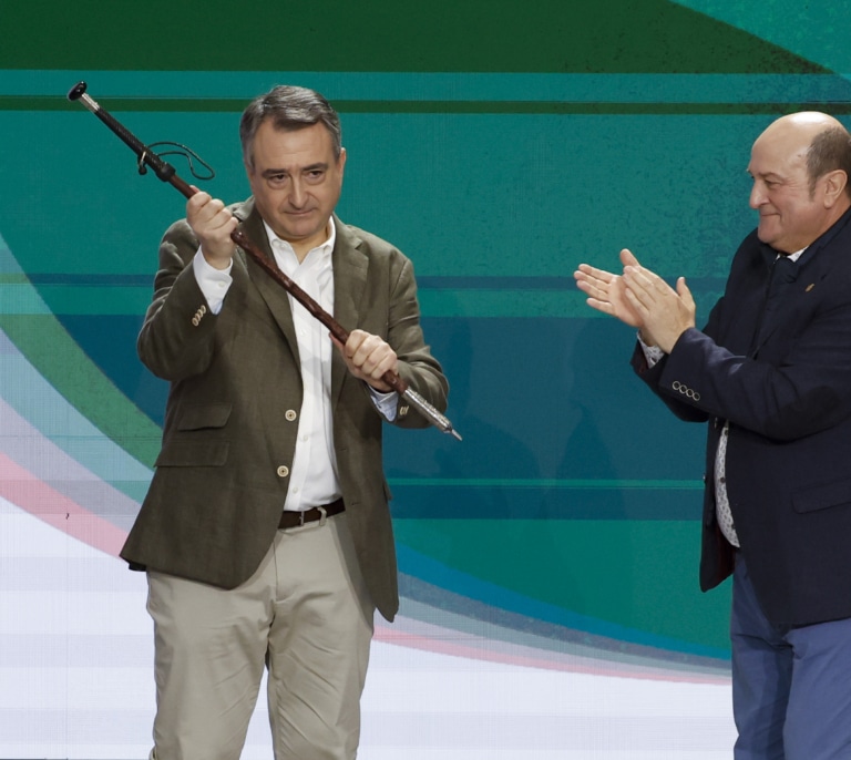 Aitor Esteban, presidente del PNV: "No hay dos 'almas', pese a que muchos desearían vernos mordiendo el polvo'"