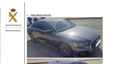 La UCO devuelve el coche blindado a Aldama y este le acusa de arañarlo