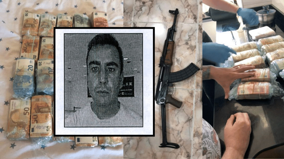Antonio Salgado, alias 'El Tigre', sobre imágenes del sumario del caso del expolicía de la UDEF