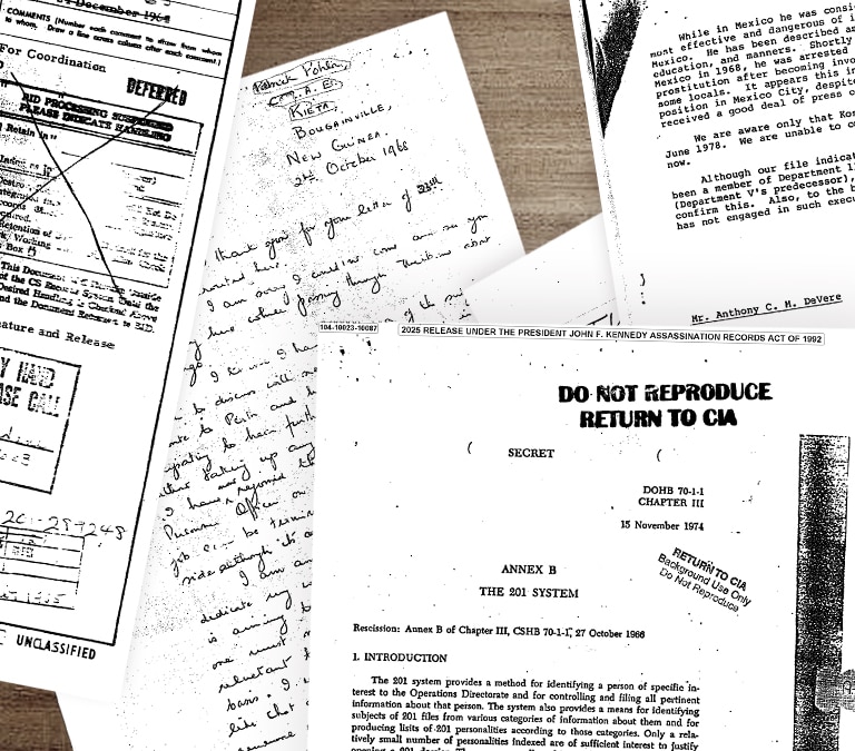 Los archivos sobre el asesinato de Kennedy revelan los números de identidad de americanos aún vivos