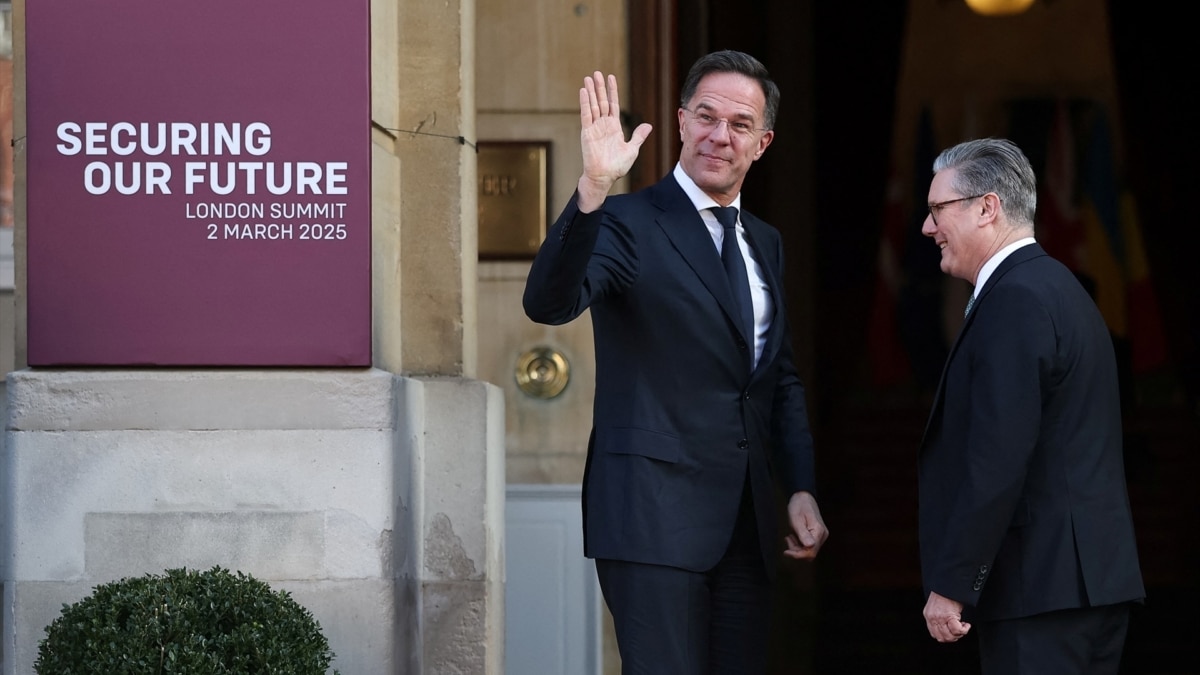 Rutte y Starmer, en la reunión de Londres.
