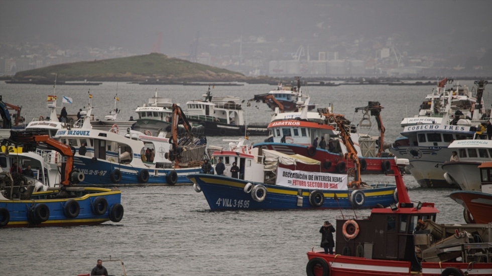 Gran manifestación en Galicia contra la celulosa de la compañía Altri