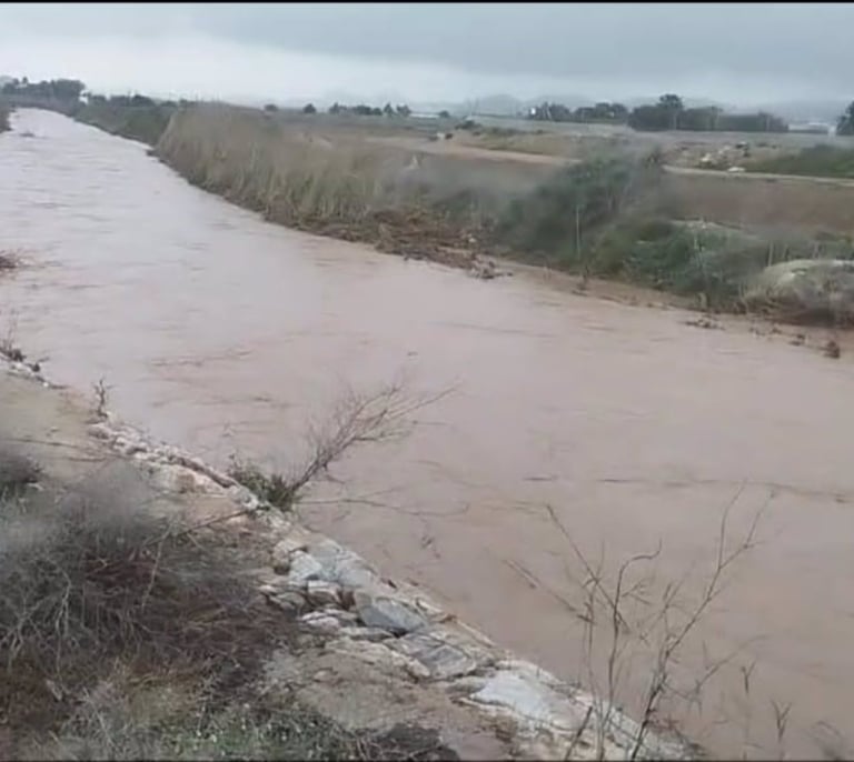 El temporal de lluvia en Murcia deja un desaparecido y varias carreteras cortadas