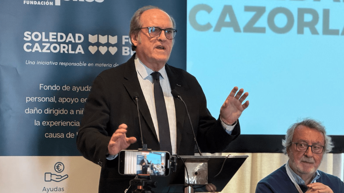 El defensor del Pueblo, Ángel Gabilondo, este domingo en Madrid.