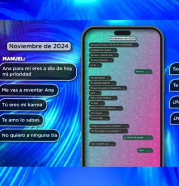 Los mensajes filtrados de Manuel a Anita en el debate de 'La [...]