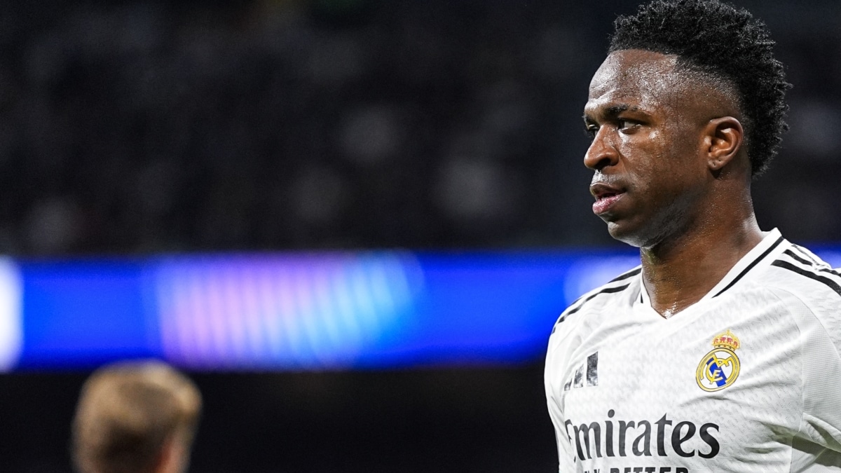 Vinicius Jr. en un partido del Real Madrid