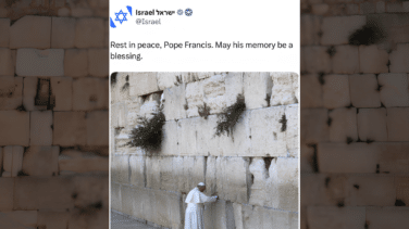 El Gobierno israelí borra de sus redes sociales las condolencias por la muerte del Papa Francisco: "Publicarlas fue un error"