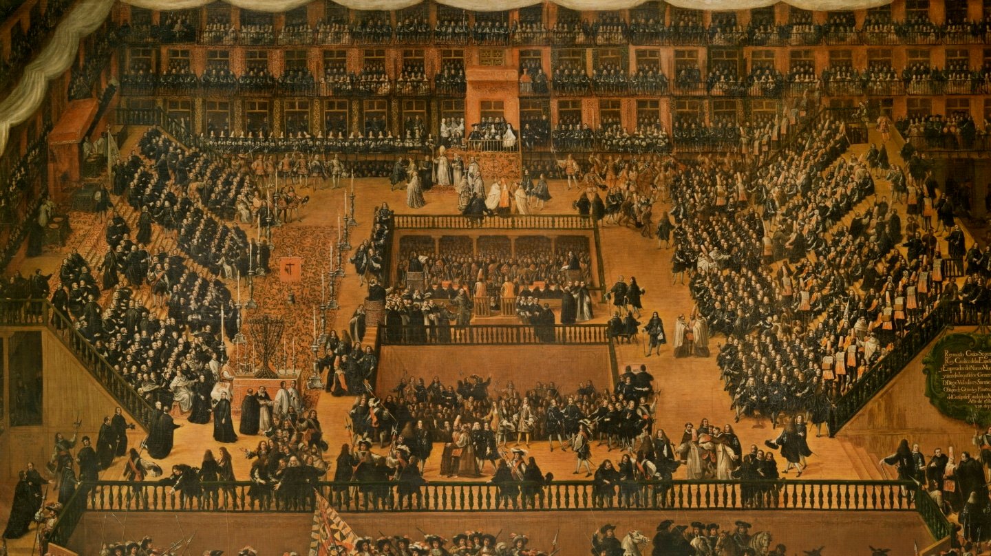 'Auto de Fe en la plaza Mayor de Madrid', Francisco Rizi, 1683