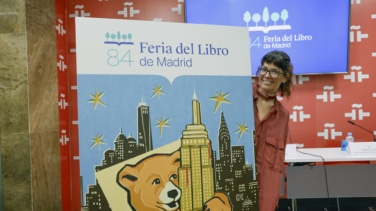 La Feria del Libro de Madrid presenta su nuevo cartel: un skyline neoyorquino en tiempos de Trump