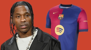 Travis Scott es seleccionado por el FC Barcelona para la camiseta del 'Clásico'.