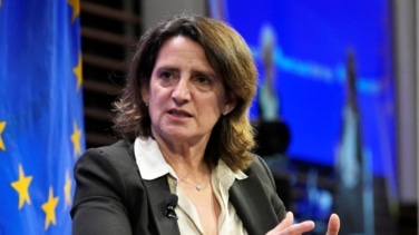Teresa Ribera clama en Washington contra los aranceles de Trump: "No van bien a nadie, es indignante"