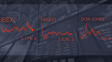 Lunes en rojo en las bolsas: el Ibex cae un 5,11% y la volatilidad se adueña de Wall Street