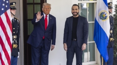 Trump dice ante Bukele que tratará de llevar a presos americanos a las cárceles de El Salvador: "Estoy totalmente a favor"