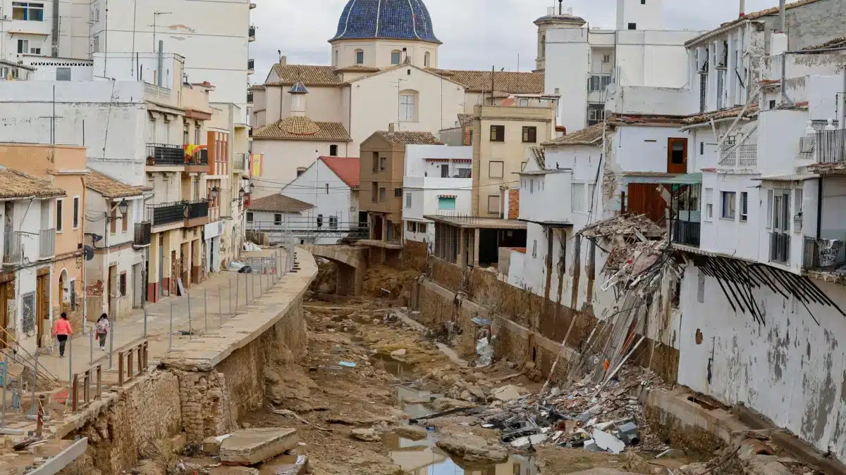 Imagen de la DANA en Valencia