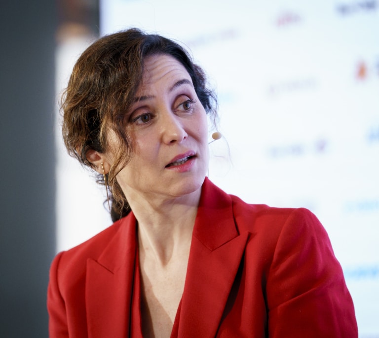 Ayuso arremete contra RTVE por el "numerito de Eurovisión con Israel"