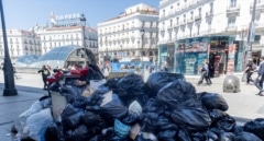 Los trabajadores ponen fin a la huelga de basuras en Madrid tras seis días sin recoger