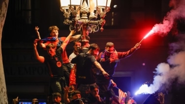 Dos detenidos en Barcelona durante la celebración de la Copa del Rey