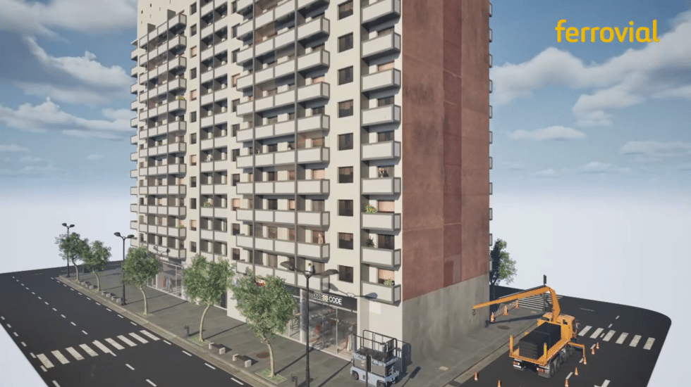 El tetris industrializado con el que Ferrovial revoluciona la rehabilitación de edificios 