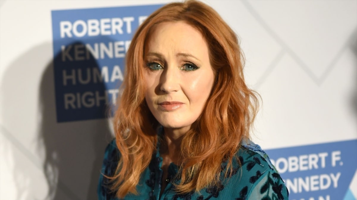 La escritora J. K. Rowling.