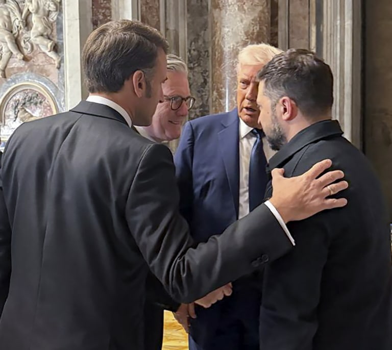 Zelenski, tras verse a solas en el Vaticano con Trump: "Una reunión que podría ser histórica"