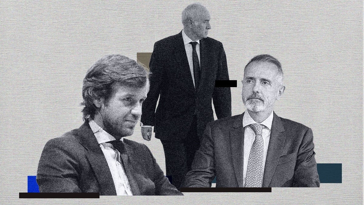 Imagen de el juez Peinado con Rosauro Varo, Marc Murtra
