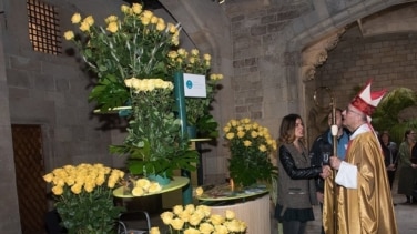 Salvador Illa recupera la misa de Sant Jordi, presidida por el abad de Montserrat