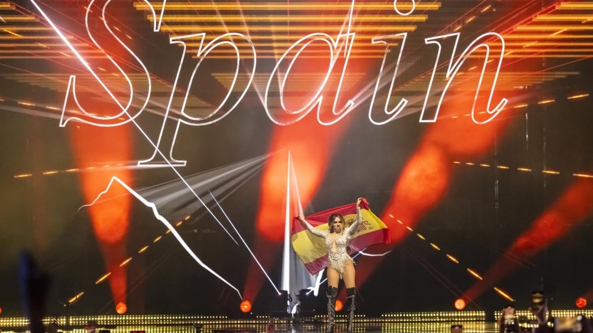 Melody, tras su actuación en Eurovisión.