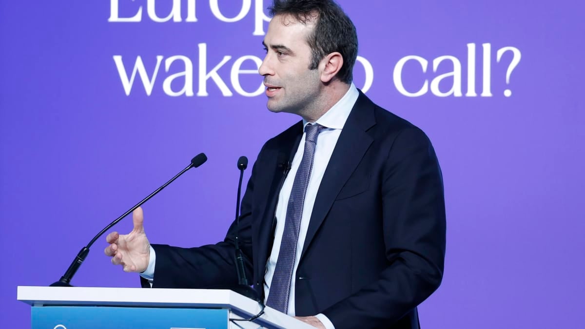 El ministro de Economía, Carlos Cuerpo, durante su intervención en la segunda jornada de la reunión anual del Cercle d'Economia.