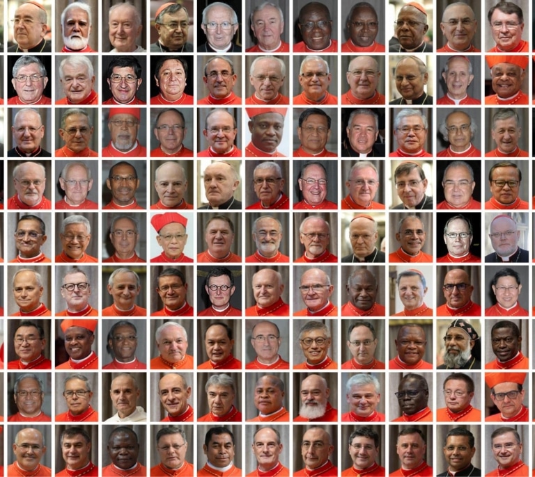 Los 133 cardenales que eligen al nuevo Papa