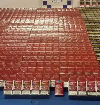 Interceptan en Guarromán a un camionero con 96.000 cajetillas de tabaco ilegal