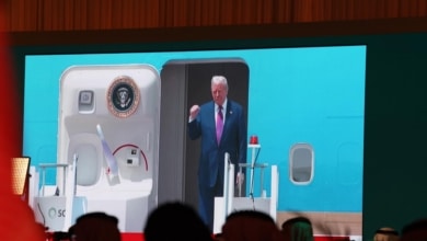 Trump aterriza en Riad en su primera gira internacional por Oriente Medio