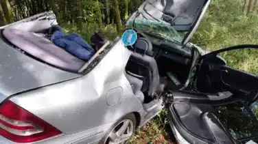 Fallece el conductor que tuvo que ser evacuado tras caer por un terraplén