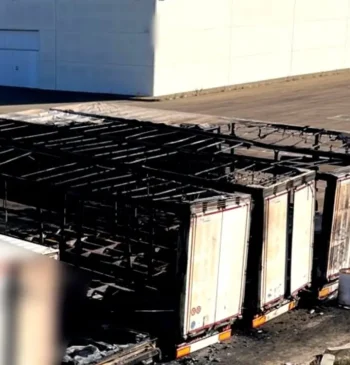 Detenido en Pradejón un hombre por el incendio de nueve remolques pesados [...]