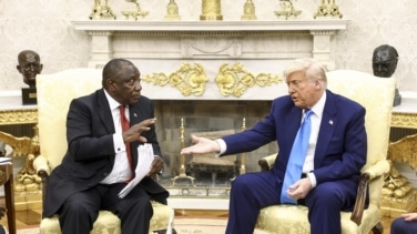 Nueva encerrona en la Casa Blanca: Trump acusa al presidente de Sudáfrica de ocultar un "genocidio de blancos"