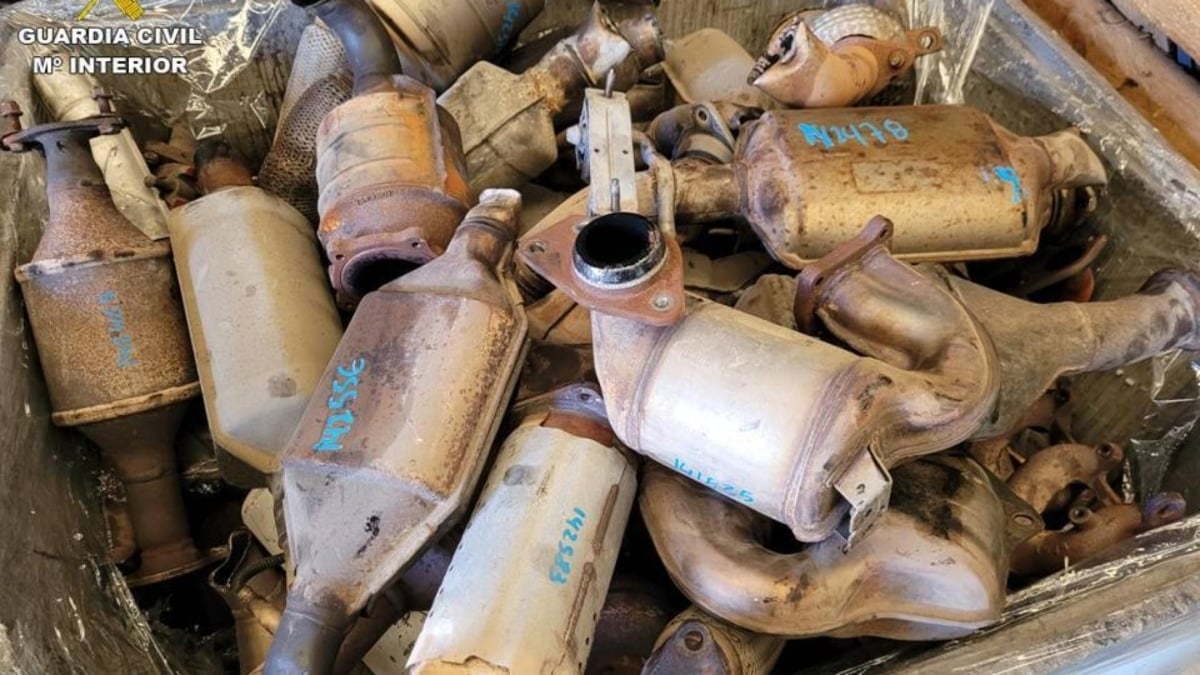 Intervenidos en Alicante 170 kilos de cocaína oculta en el interior de catalizadores de vehículos