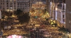 Calles cortadas y servicios mínimos por huelga y manifestación del 29M en Valencia