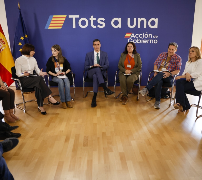 Sánchez se compromete con las víctimas de la dana a un funeral de Estado en Valencia en el primer año de la tragedia